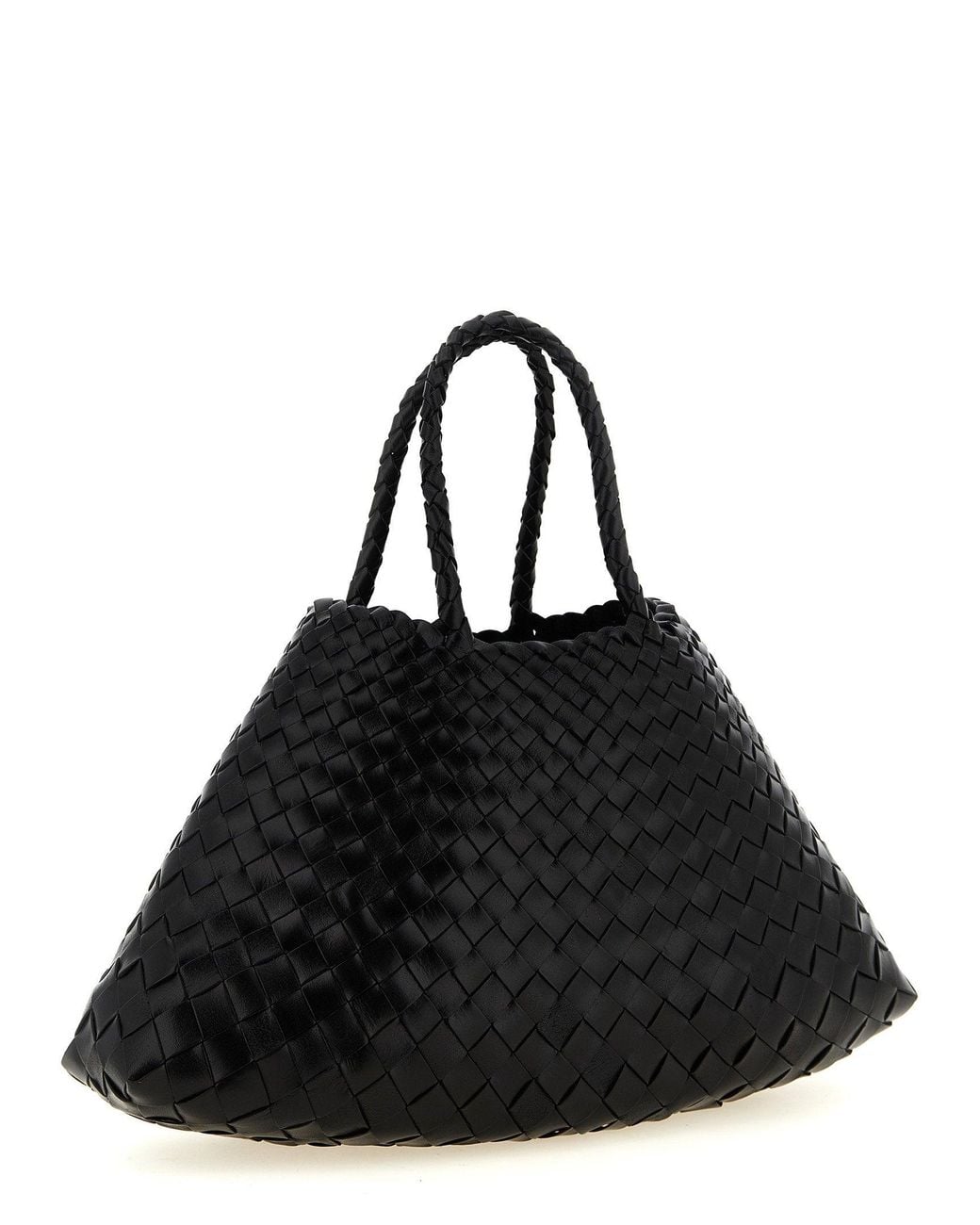 Dragon Diffusion Black Santa Croce Shoulder Bag