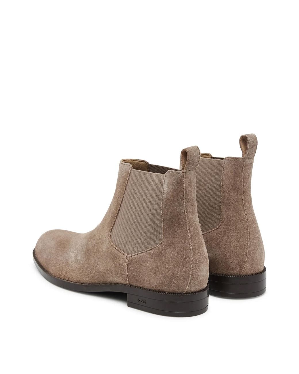 Boss Brown Chelsea Boots Suede for men