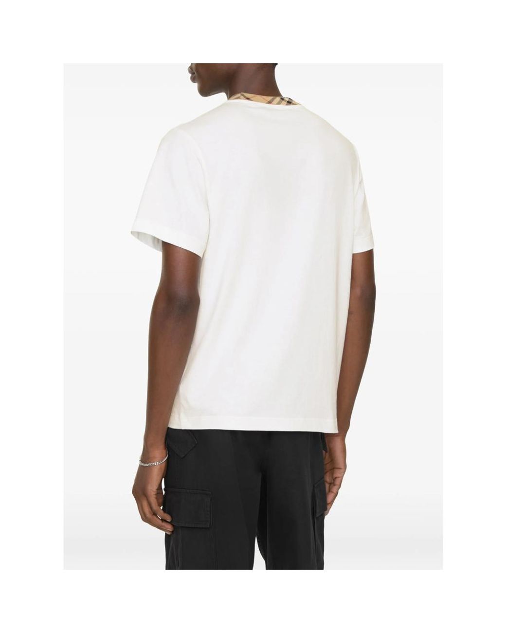Burberry White Neutrals T-Shirts & Vests for men