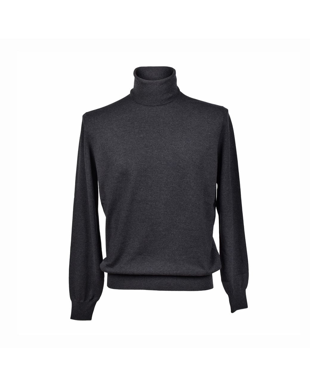Brunello Cucinelli Black Turtleneck Sweater Clothing for men