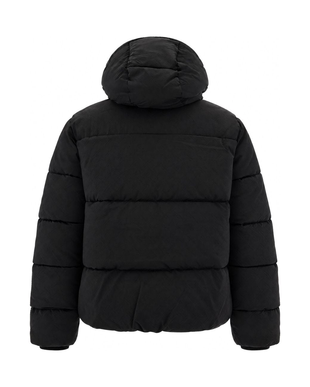 Daily Paper Black Puffer Jacket Sealed Monogram Polyester Padded & Down for men