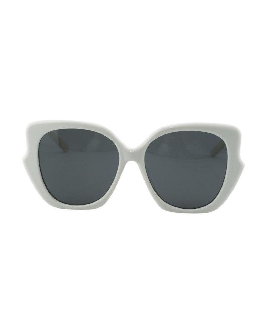 Loewe Gray Sunglasses Cat Eye Full Rim, Frame And Smoke Lens Lw40133F25A