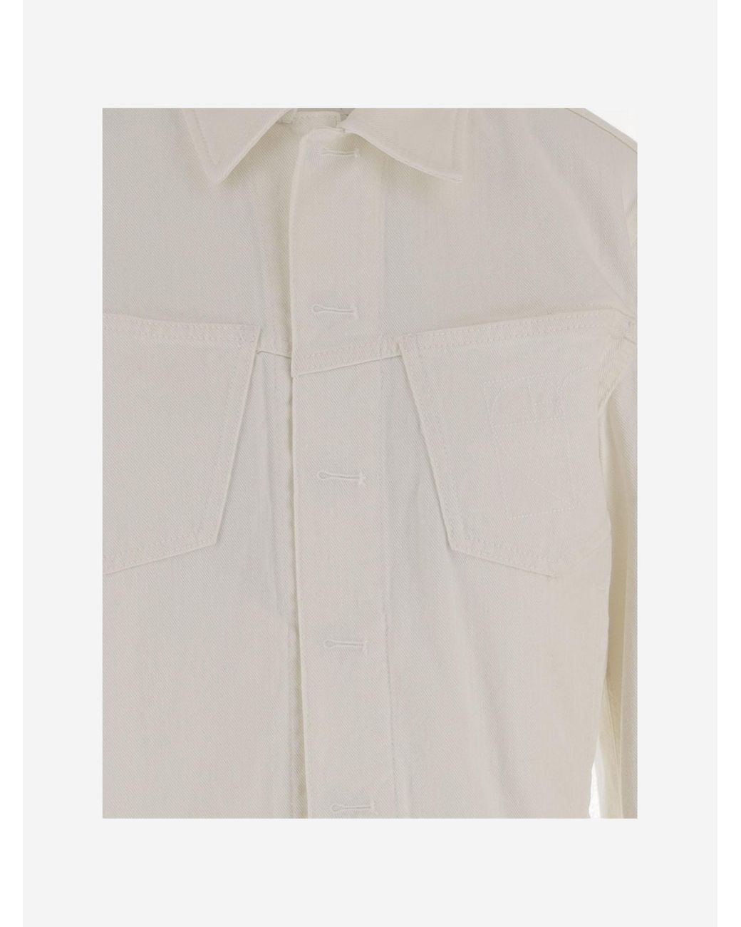 Sa Su Phi White Cotton Jacket