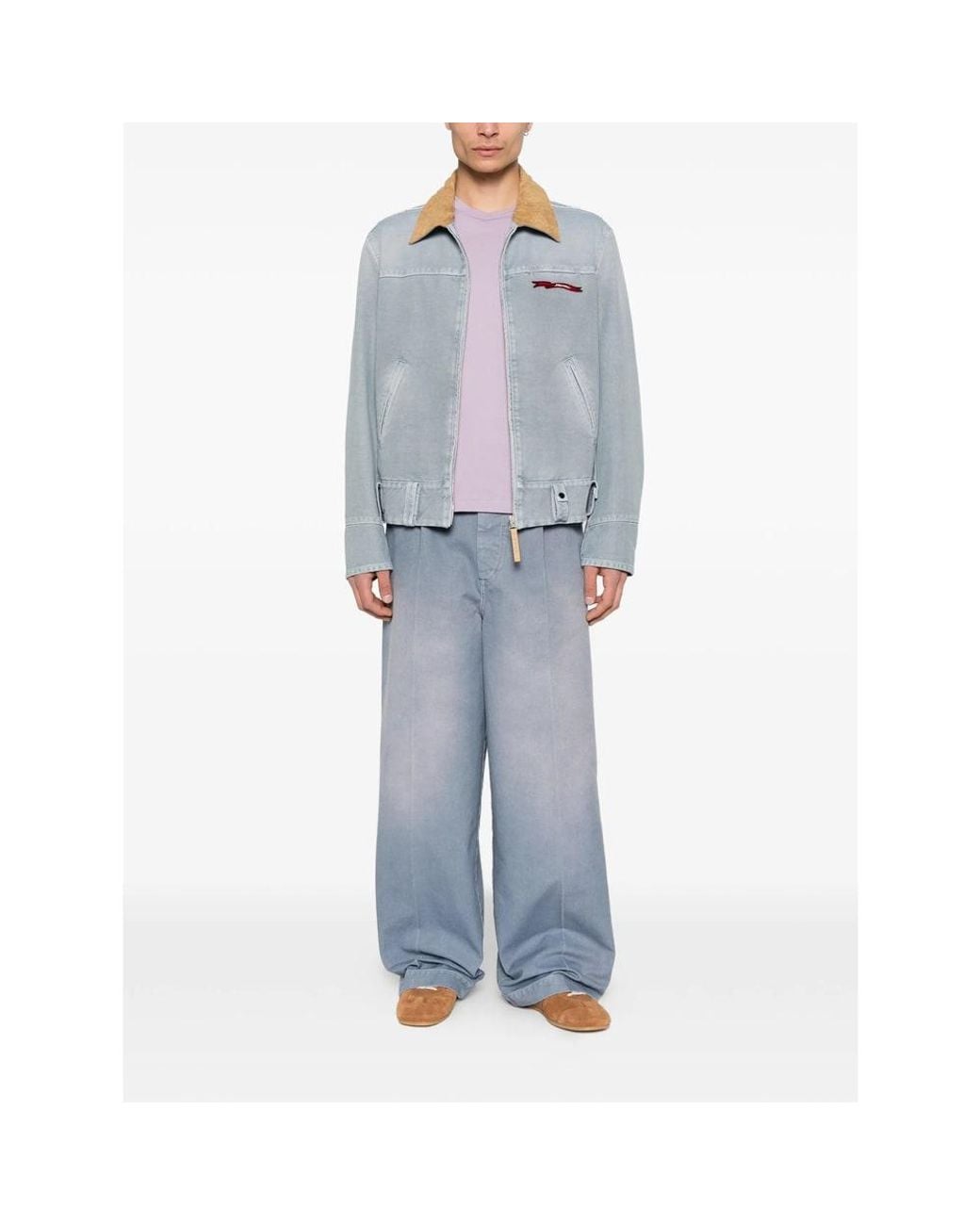 Marni Blue Trousers for men