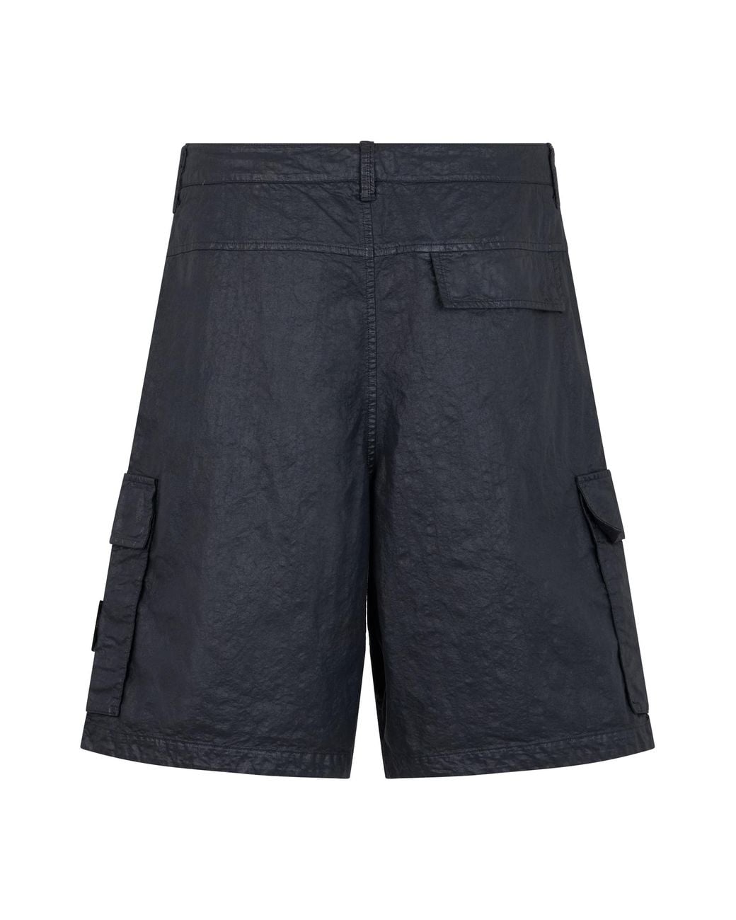 Stone Island Blue Cargo Shorts Polyamide for men