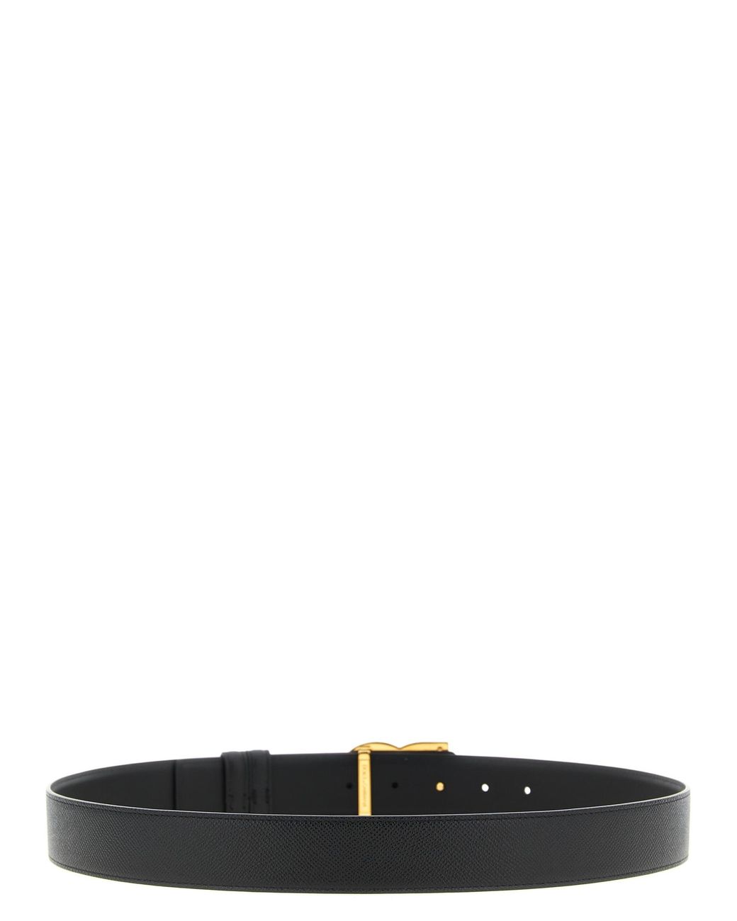 Dolce & Gabbana Black Dolce & Gabbana Reversible 'Dg' Cross Belt for men