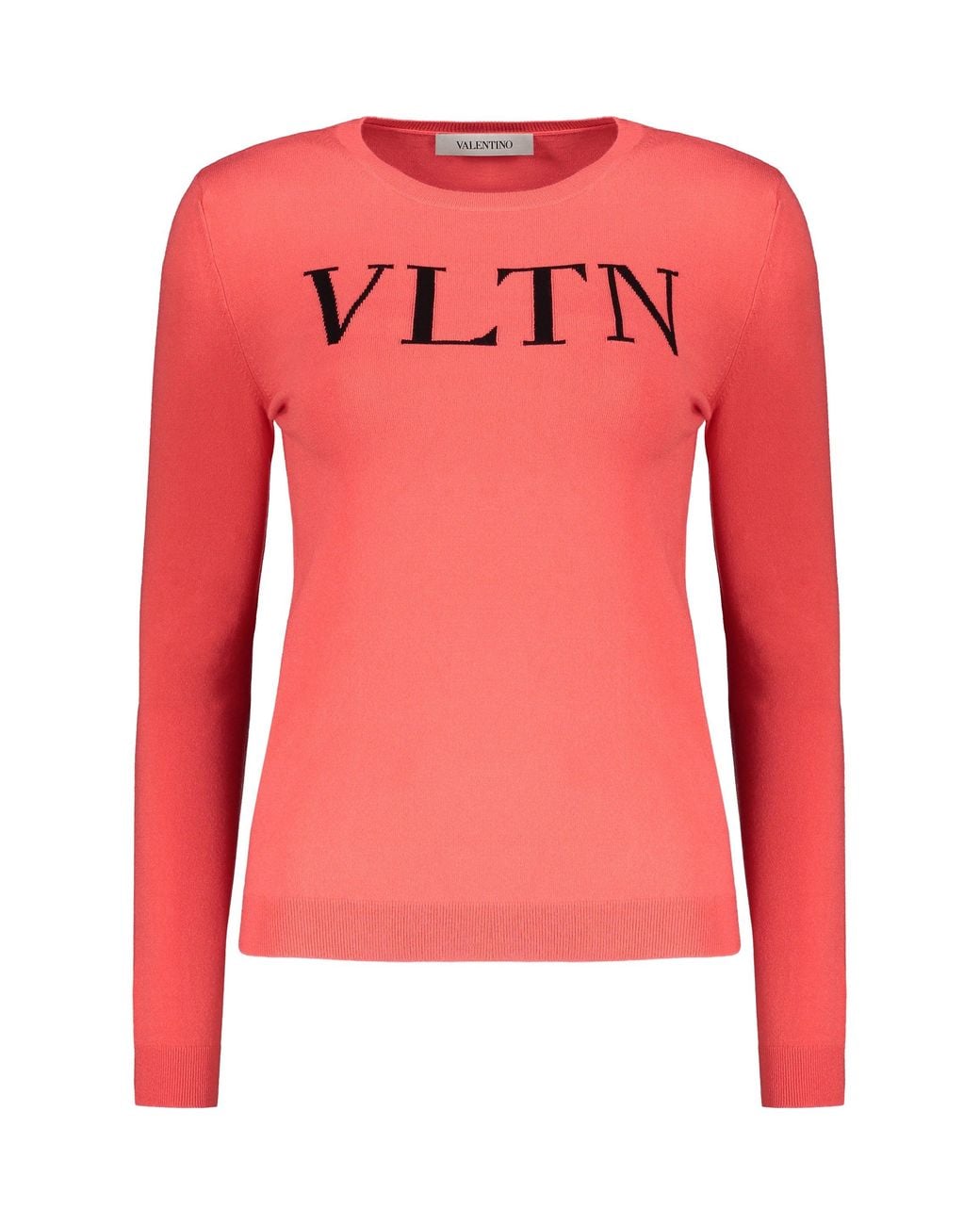 Valentino Pink Coral Viscose Blend Sweater