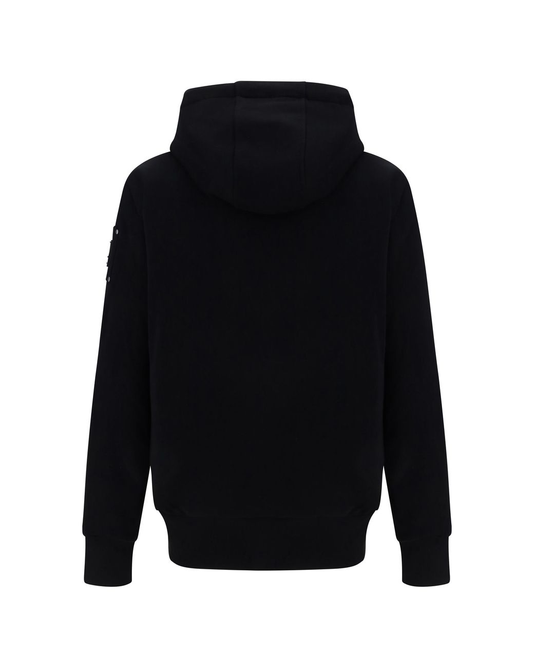 Moose Knuckles Black Bunny Hoodie Cotton With Polyester Jacket for men