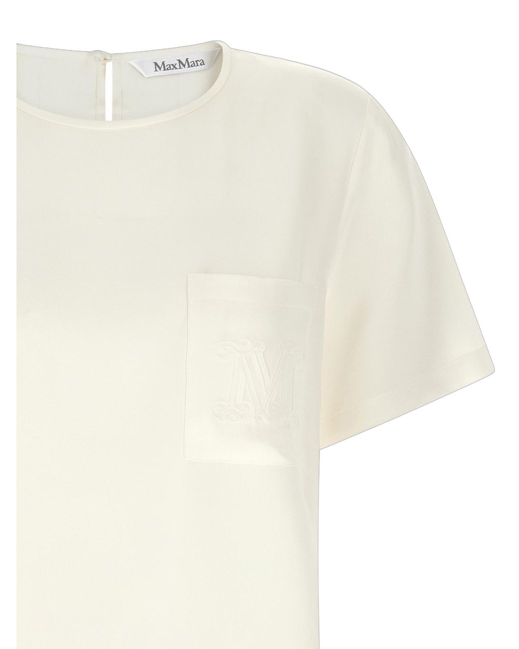 Max Mara White 'Mxmpagano' Blouse
