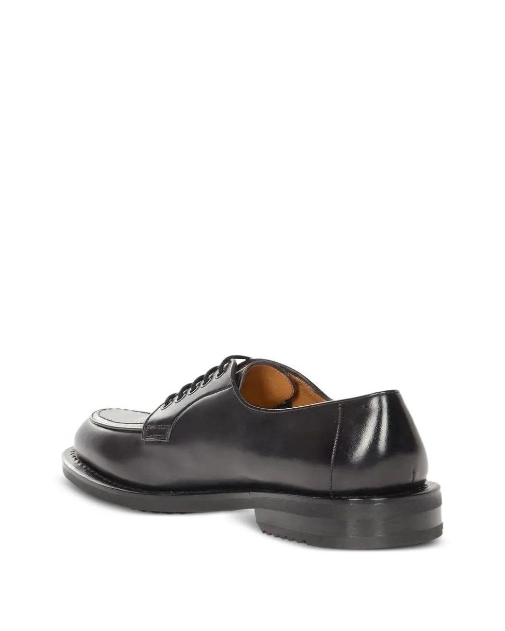 Ferragamo Gray Ferragamo Lace-Up Derby Shoes for men