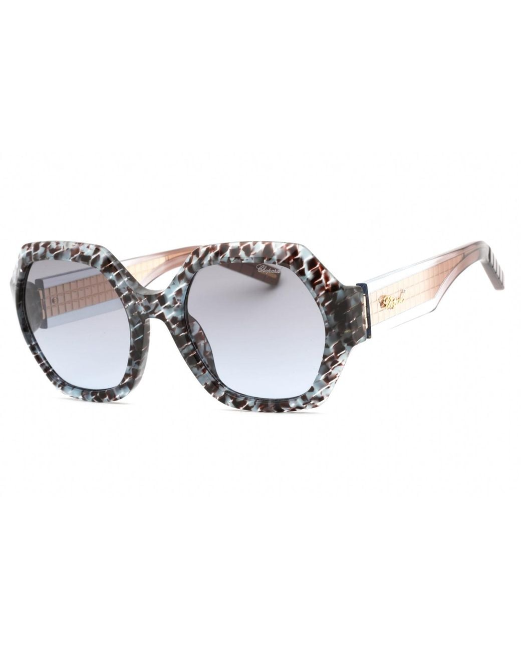 Chopard Black Chopard Sch362M Oversized Acetate Sunglasses