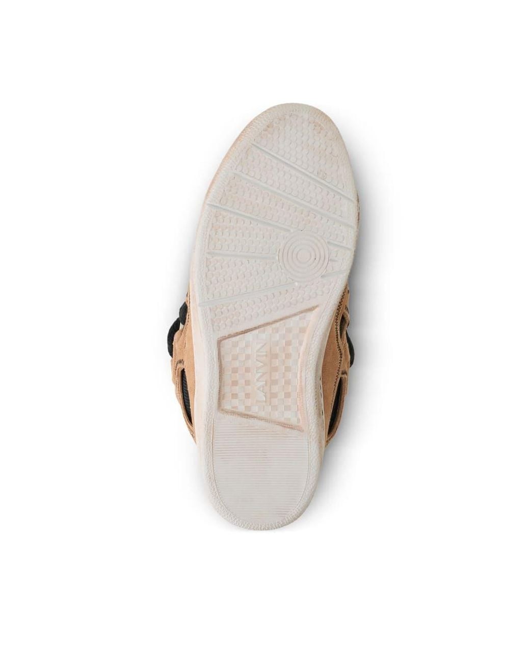 Lanvin Brown Curb Sneakers