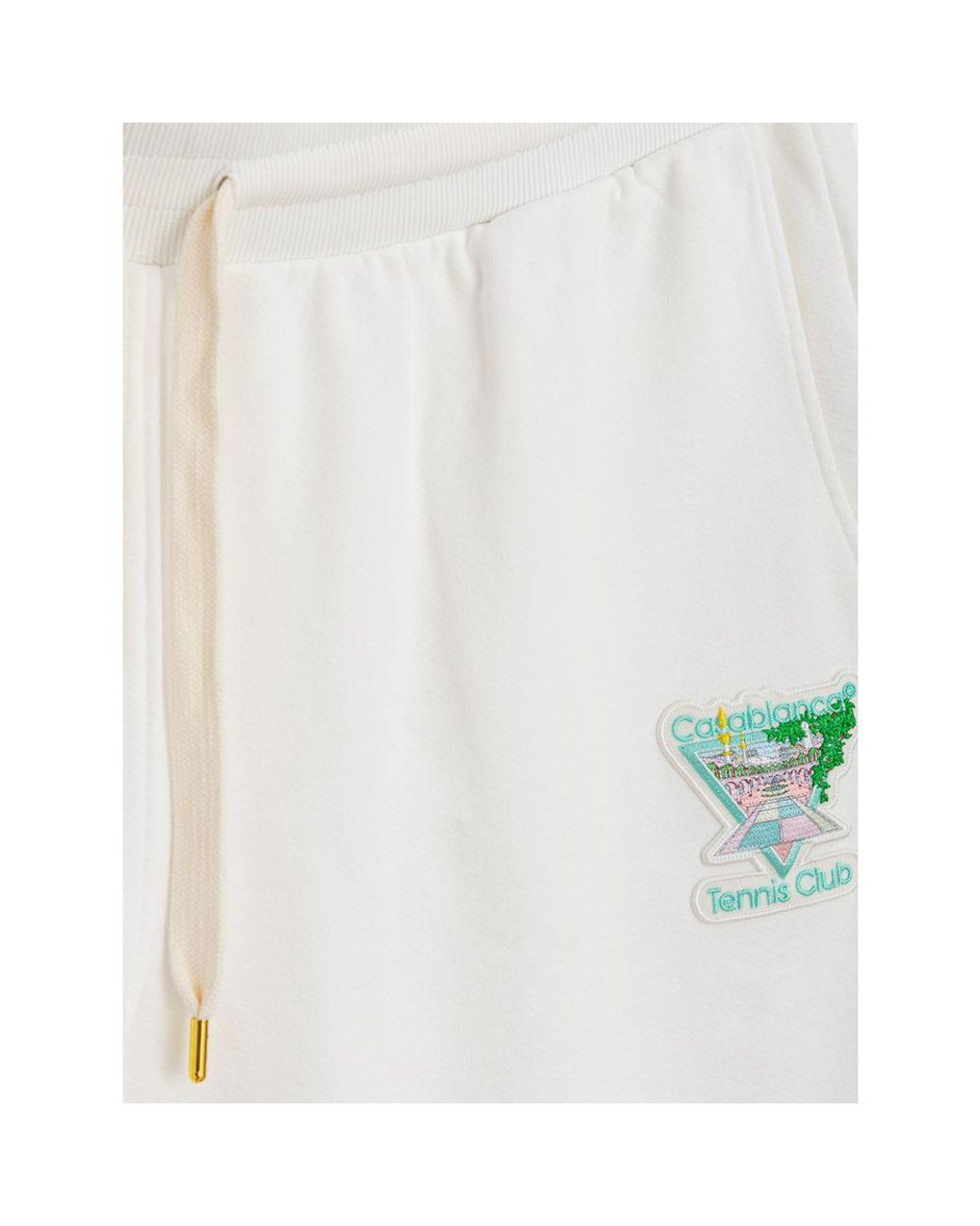 Casablanca White Cotton Athletic Pants for men