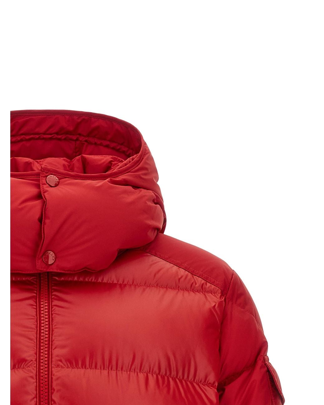 Moncler Red Moncler Maya Down Jacket for men