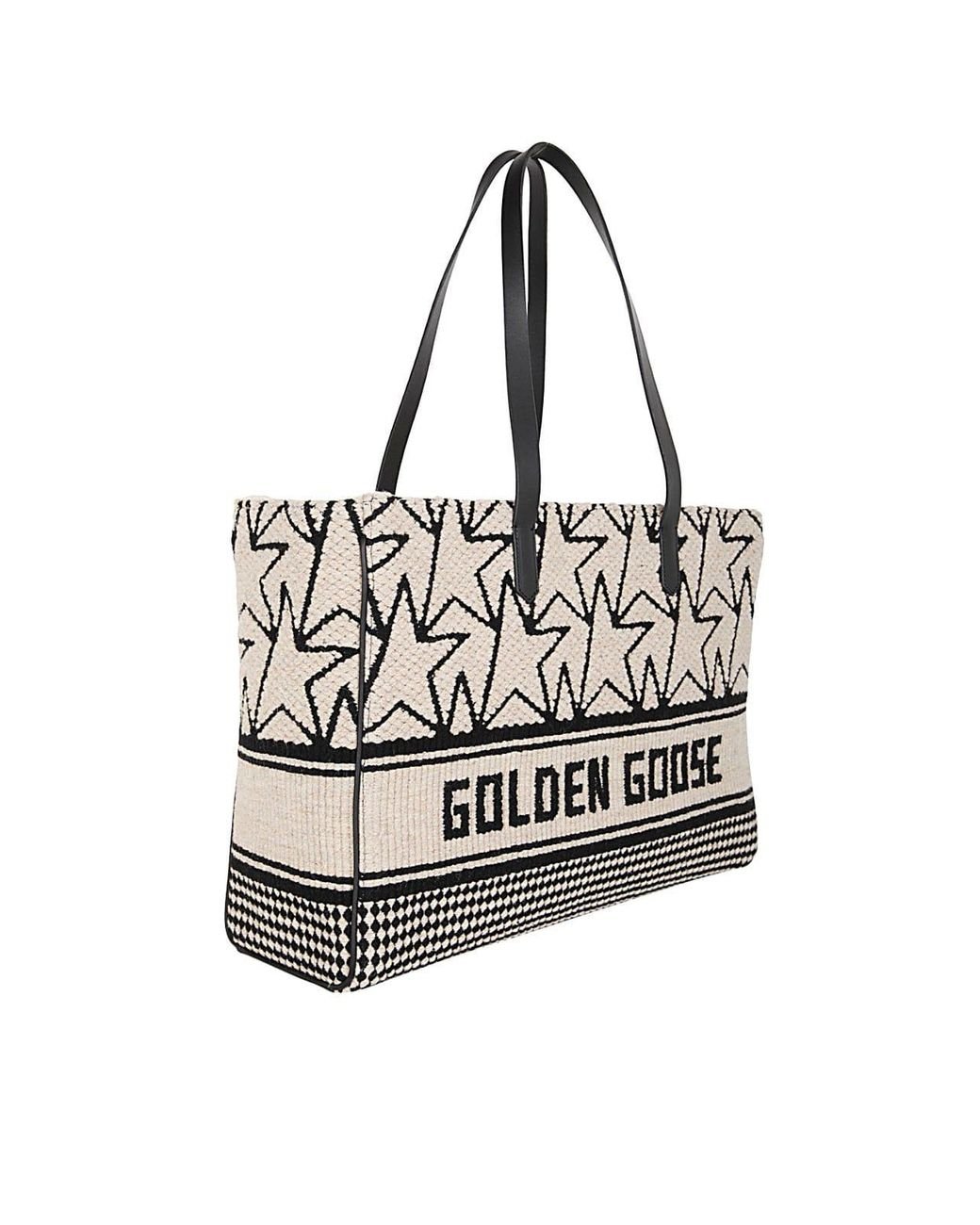 Golden Goose Monogram Wool Jacquard Duffle Bag