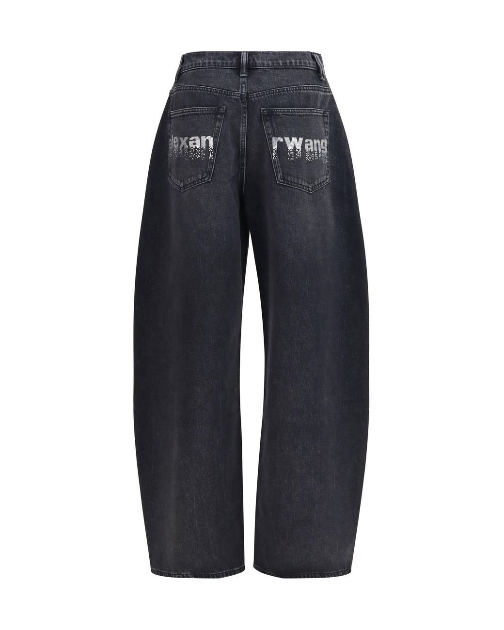 Alexander Wang Blue Crystal Balloon Jeans