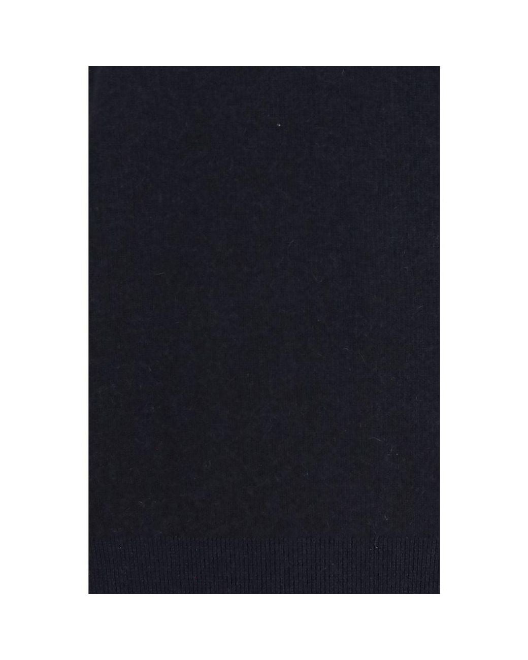 Brioni Blue Cashmere Turtleneck for men