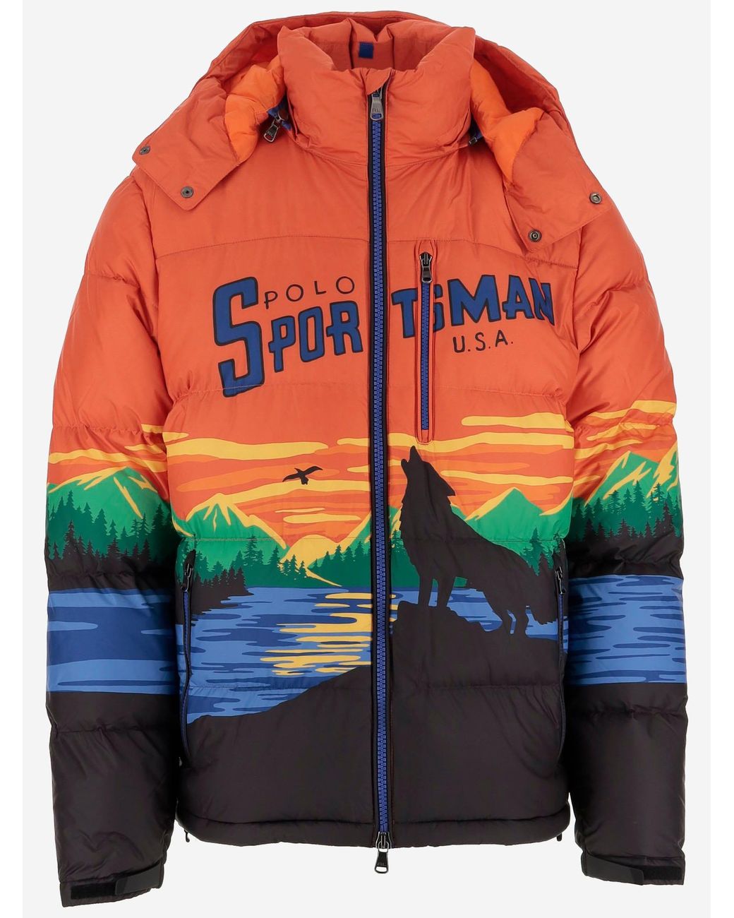 Orange polo coat sale