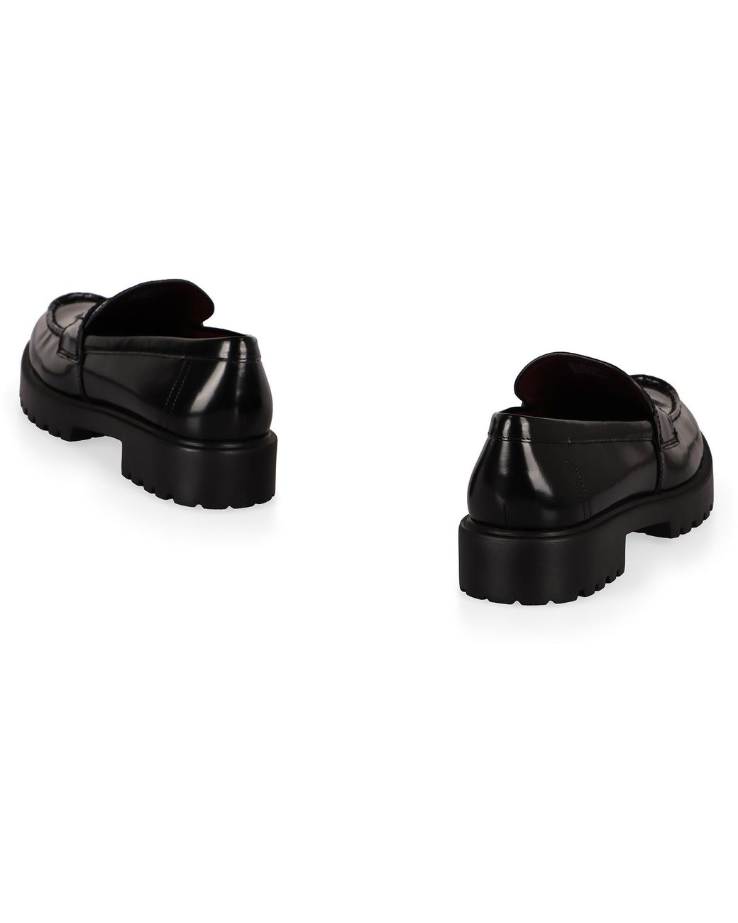 Tory Burch Black Leather Loafers