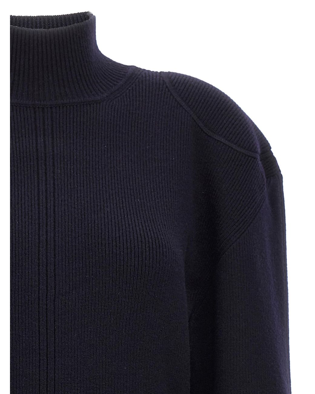 Stella McCartney Blue Wool Midi Skirt