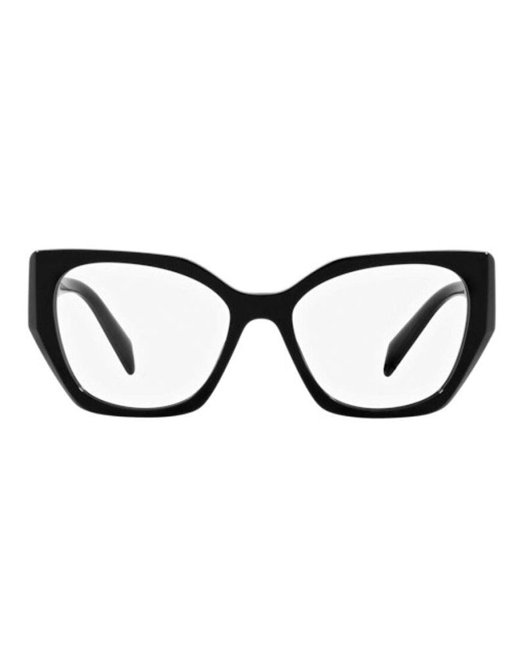 Prada Black Eyeglasses Cat Eye Full Rim, Frame And Clear Demo Lenses Lens Pr18Wv1Ab1O1 Sunglasses