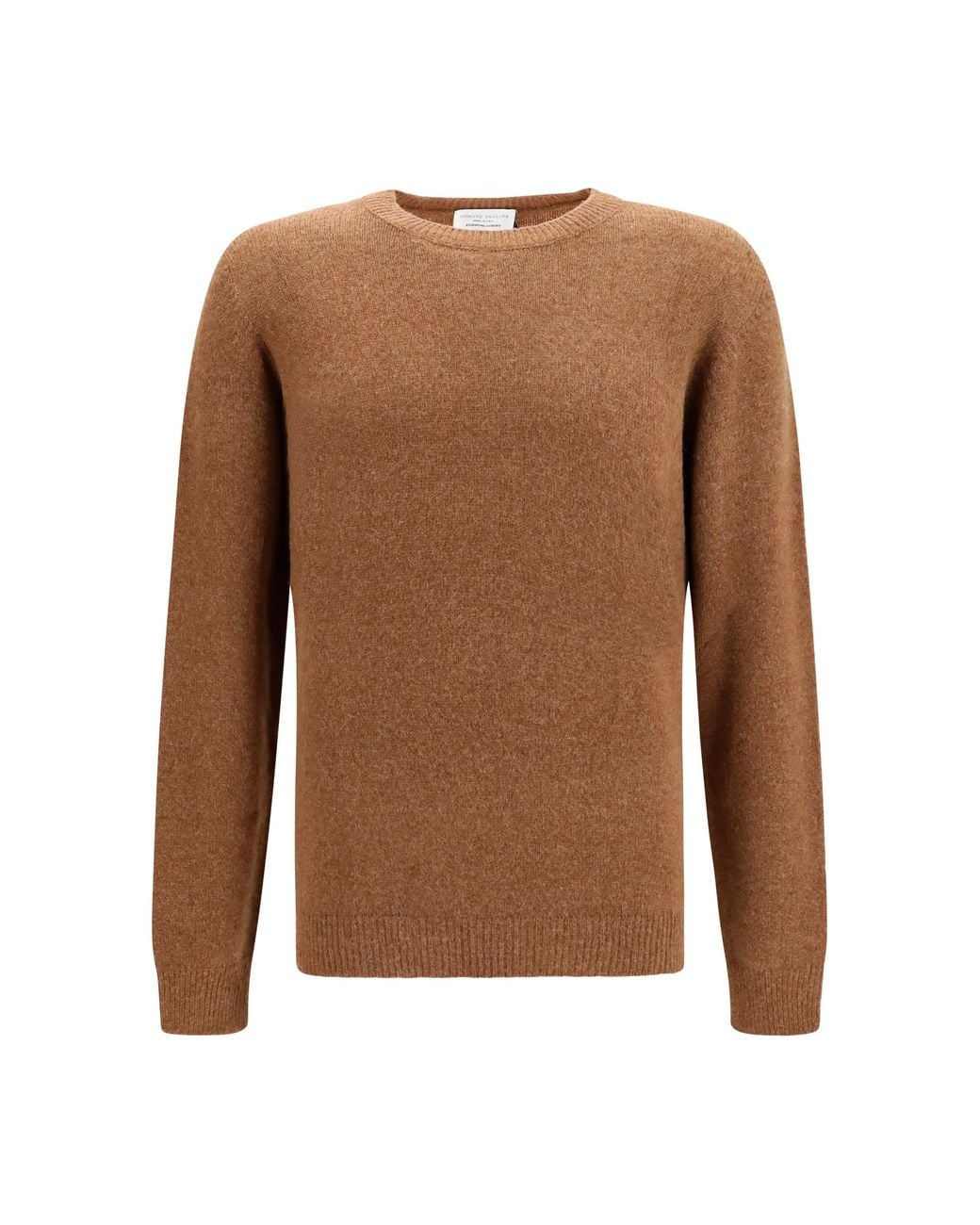 Roberto Collina Brown Wool And Camel Sweater for men