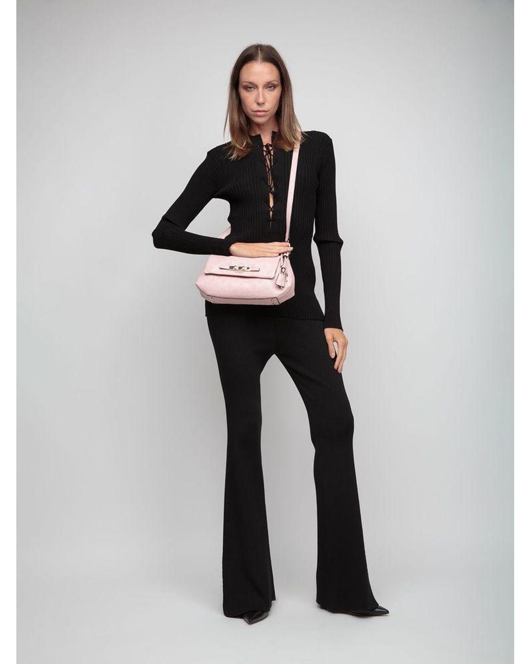 Guess Pink Crossbody Bag Polyurethane Crossbody-Bags