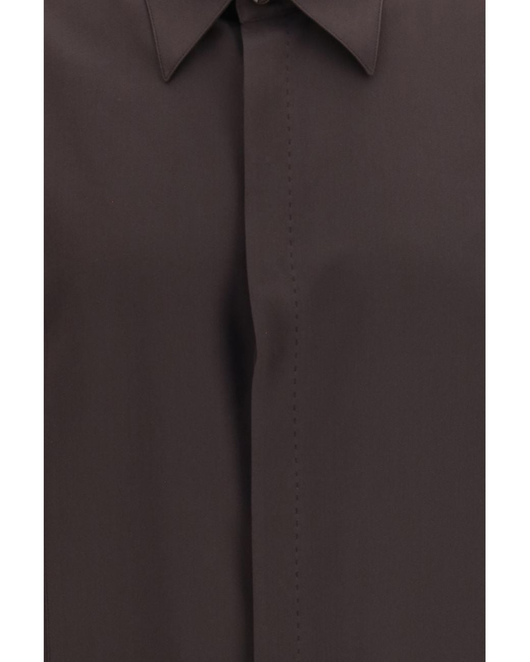 Dolce & Gabbana Gray Martini Crêpe De Chine Shirt Silk for men