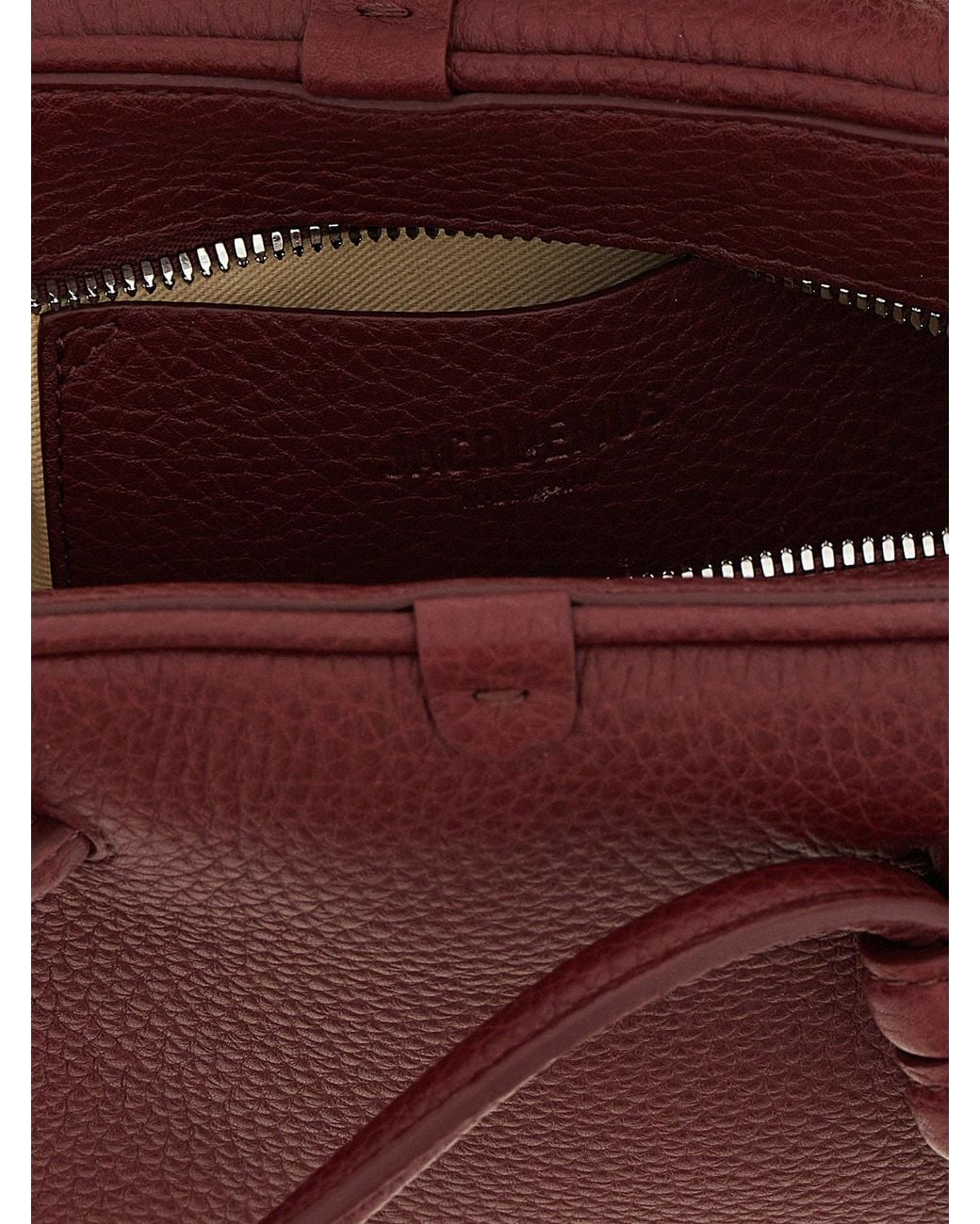 Jacquemus Purple Top Handle Bag