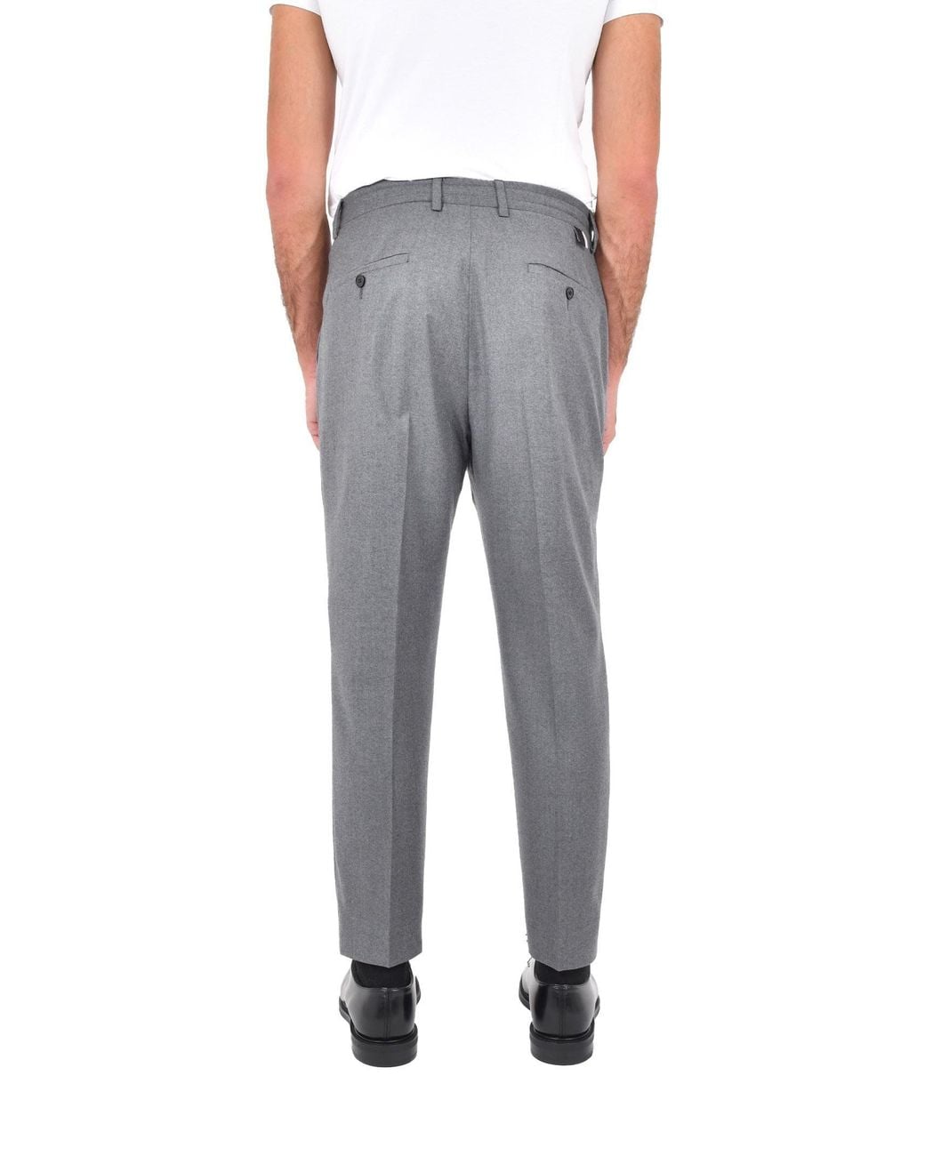 Low Brand Gray Trousers for men