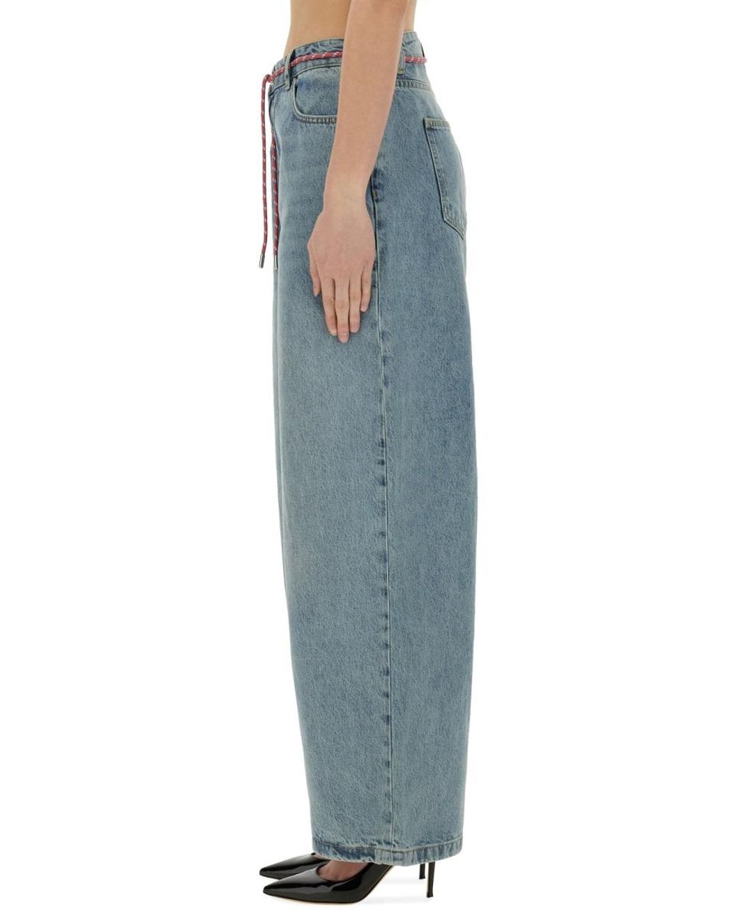 Moschino Blue Moschino Wide Fit Jeans