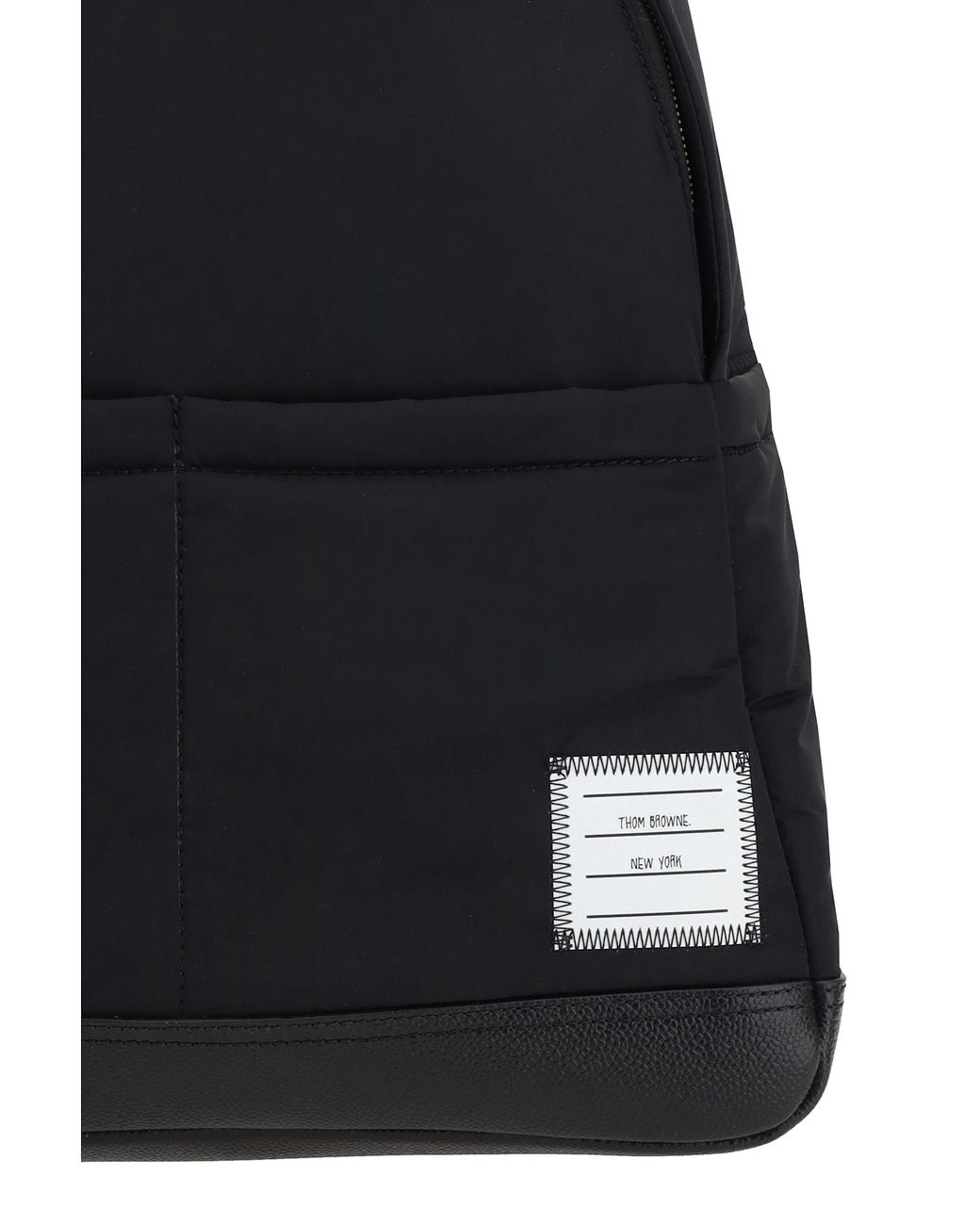 Thom Browne Blue Logoed Backpack for men