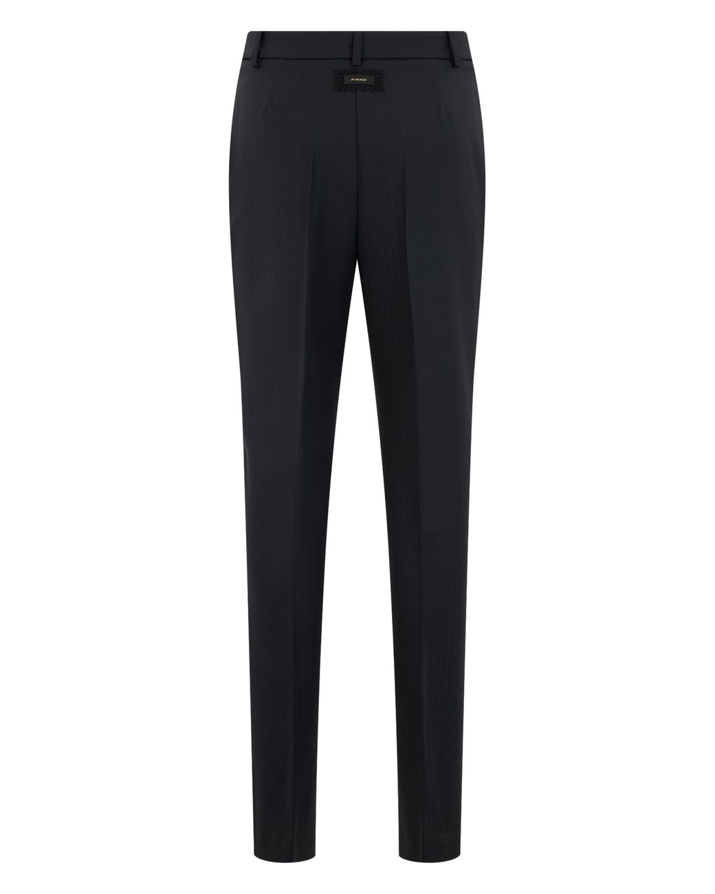 Pinko Blue Slim Trousers Polyester Skinny