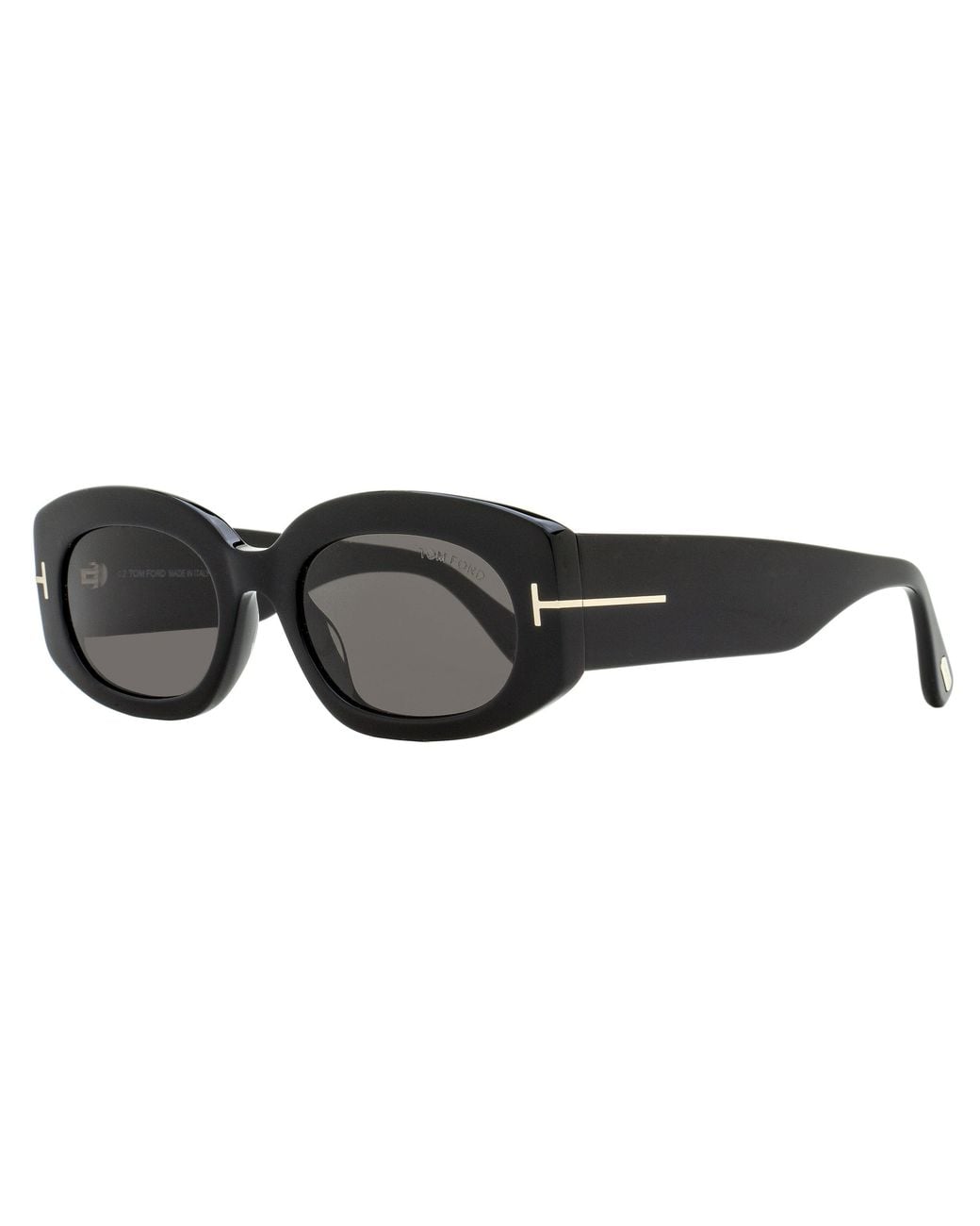 Tom Ford Black Cielle Sunglasses Tf1187 01A 52Mm Ft1187 Plastic (Acetate)