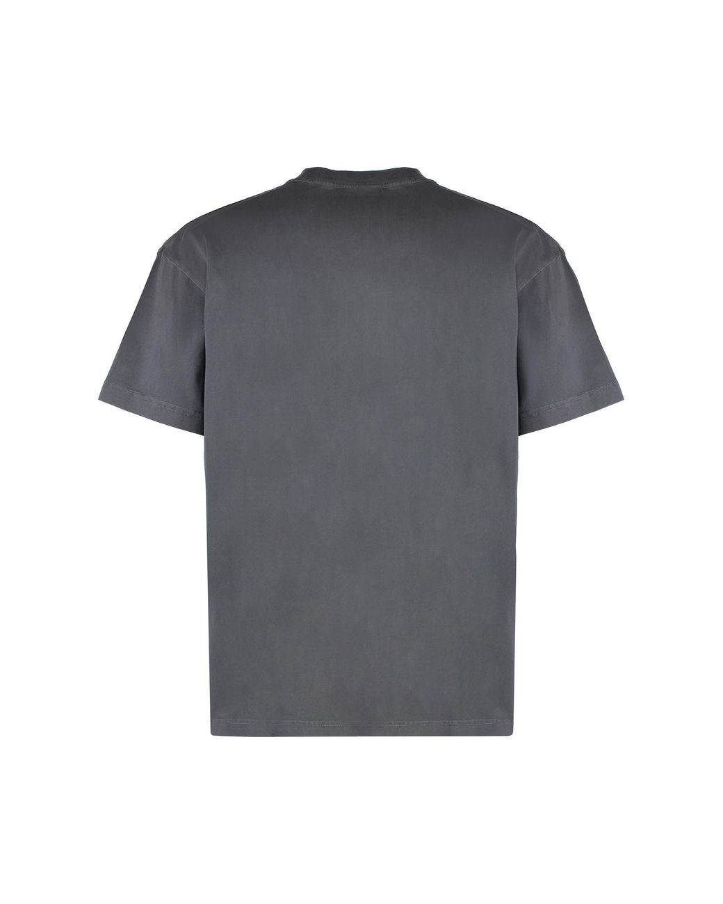 Palm Angels Black Cotton Crew-Neck T-Shirt T-Shirts for men