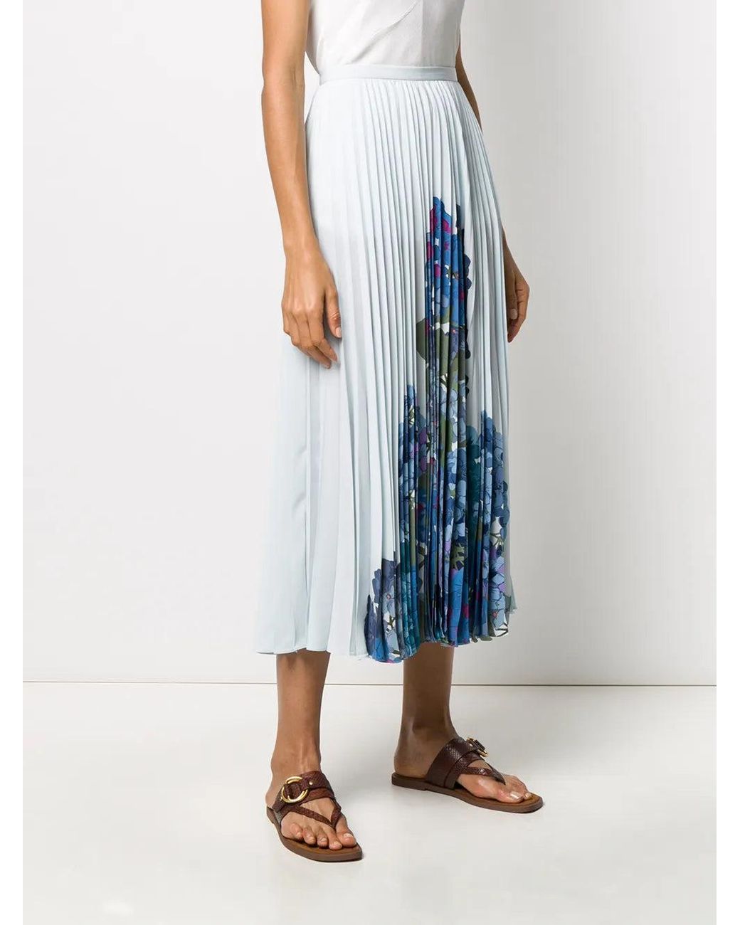 Valentino Blue Midi Skirts