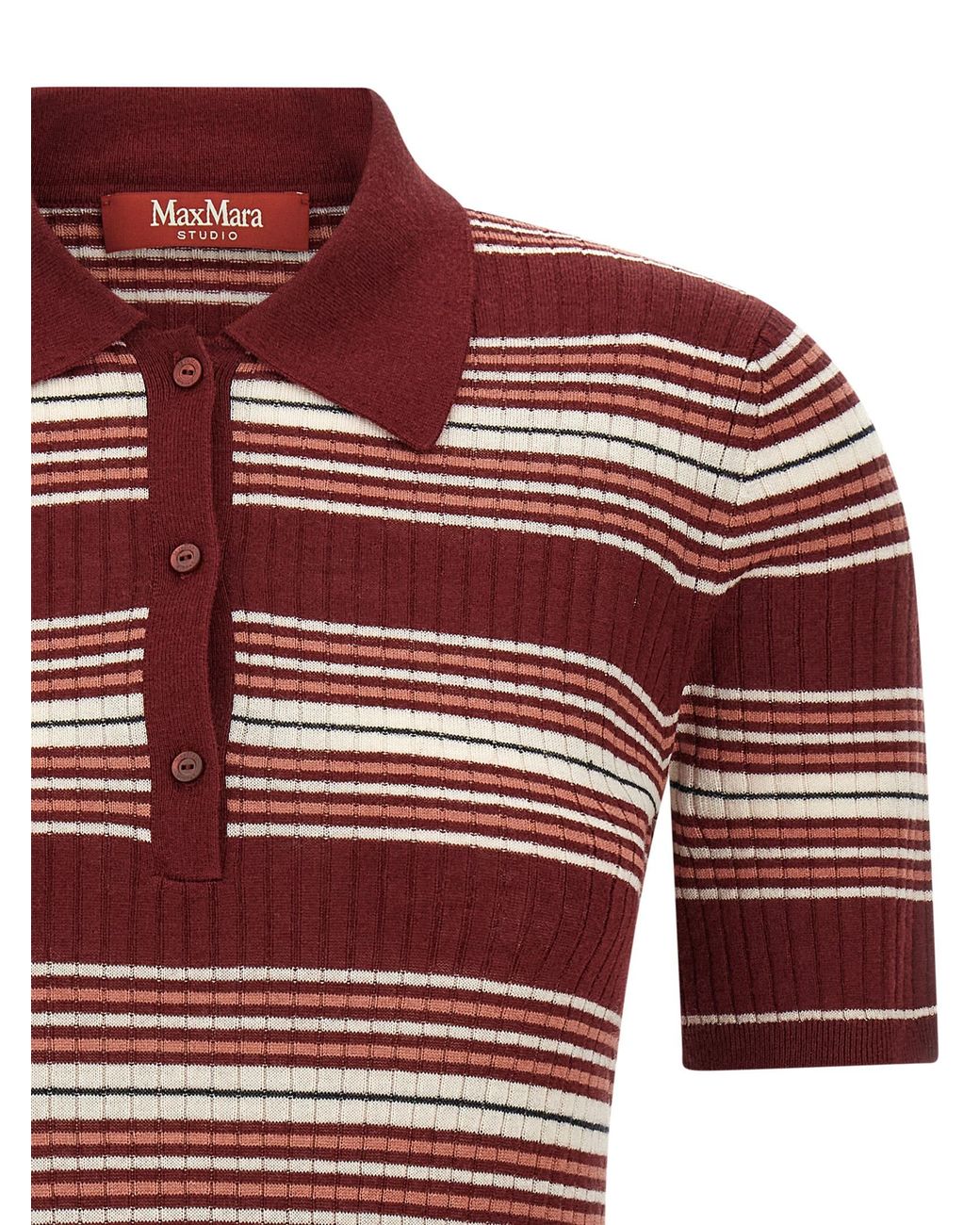 Max Mara Red 'Msttallero' Polo Shirt