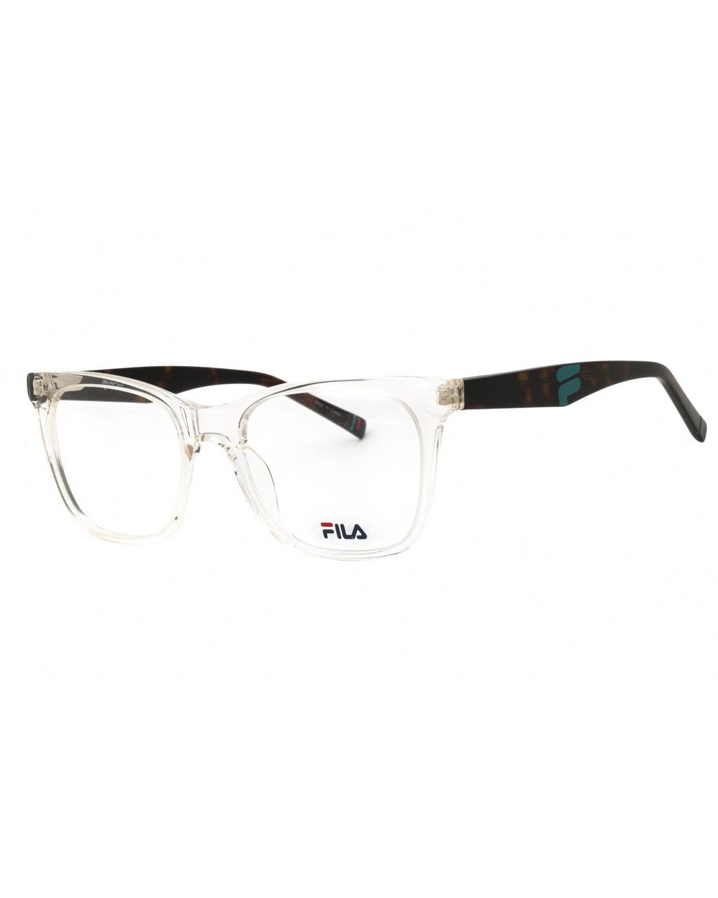 Fila Black Fila Vfi175 Acetate Rectangular Eyeglasses