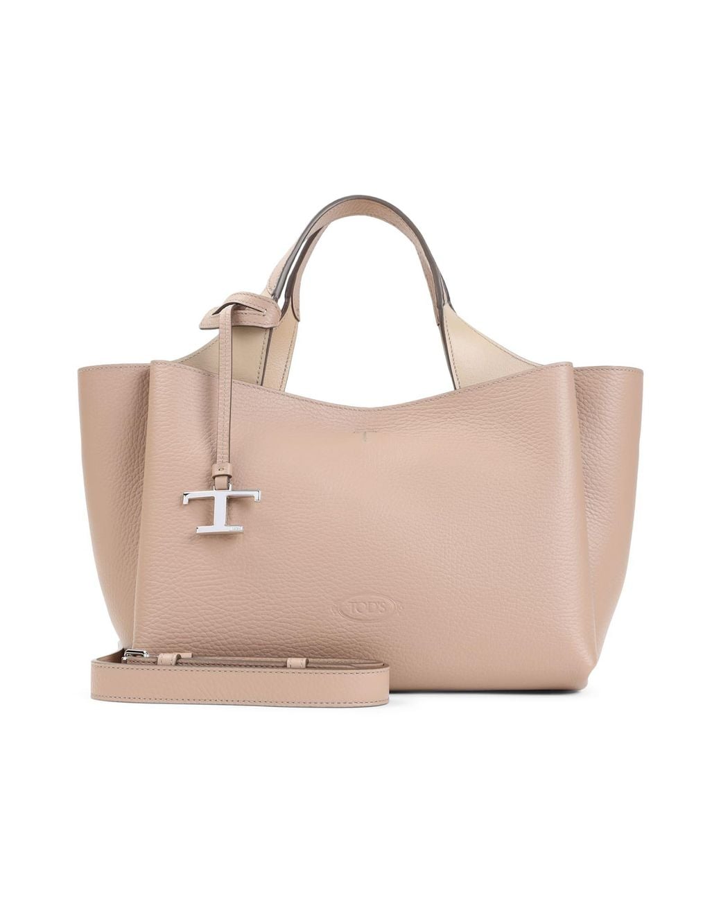 Tod's Natural Ginger Leather Apa Bag