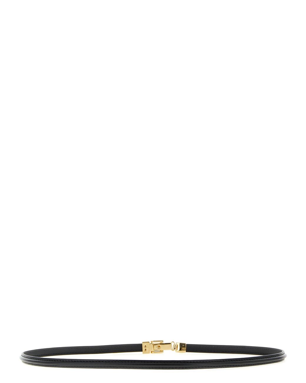 Fendi White Calfskin Thin Belt