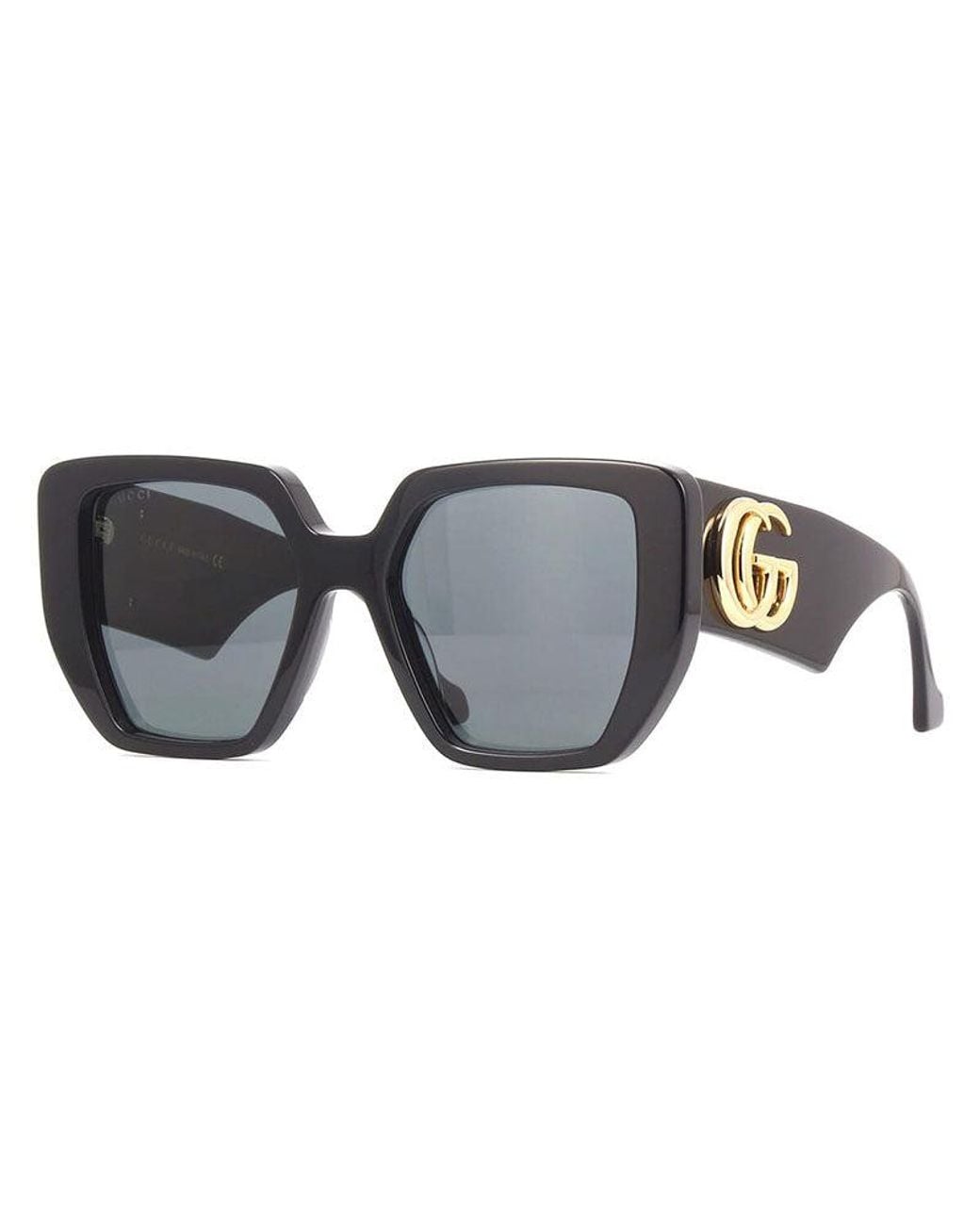 Gucci Gray Sunglasses Square Full Rim, Frame And Lens Gg0956S003