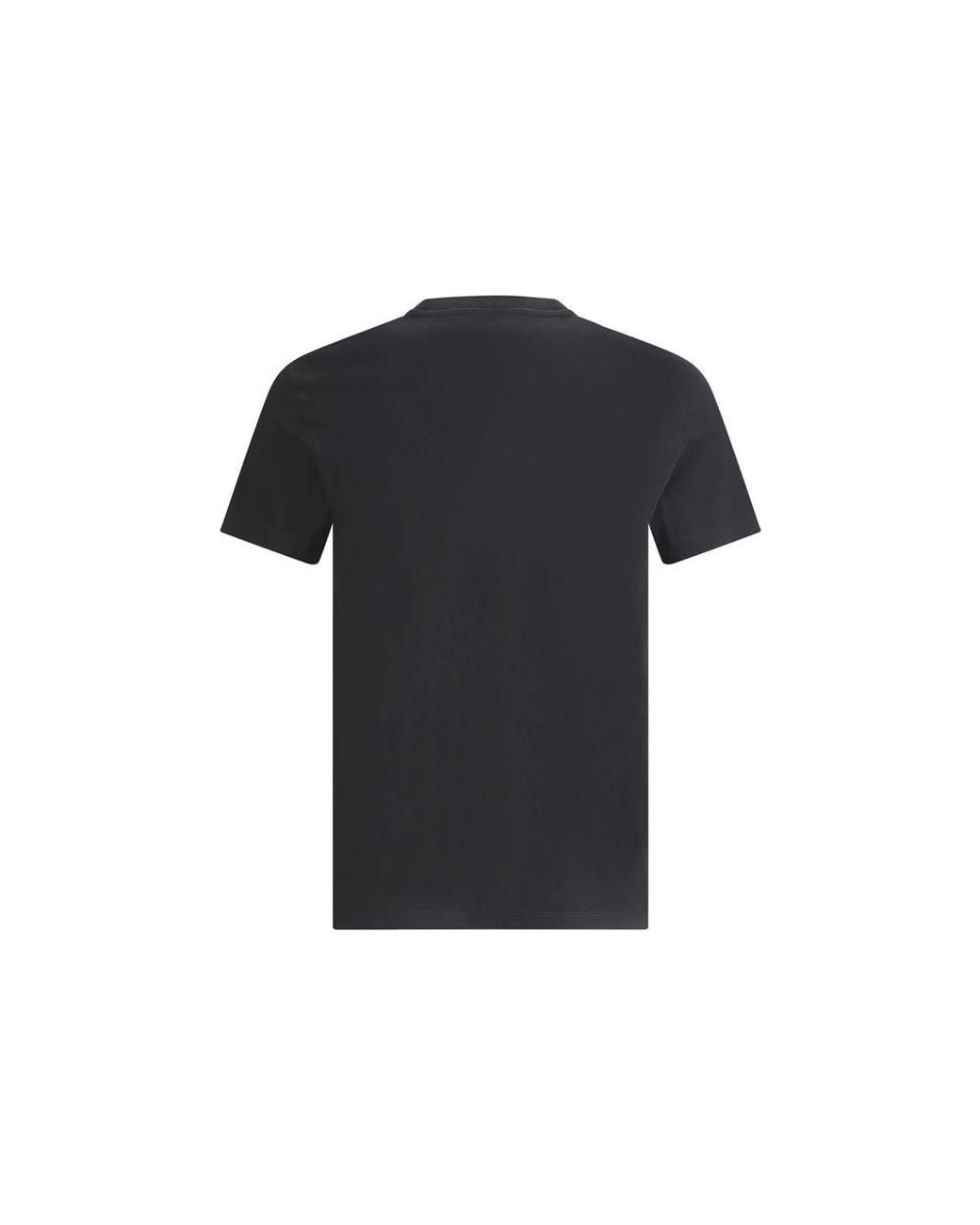 Versace Black Cotton T-Shirt for men