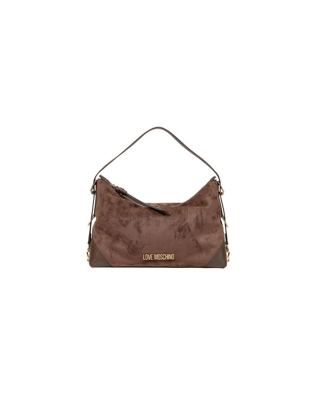 Love Moschino Brown Polyester Handbag Bag