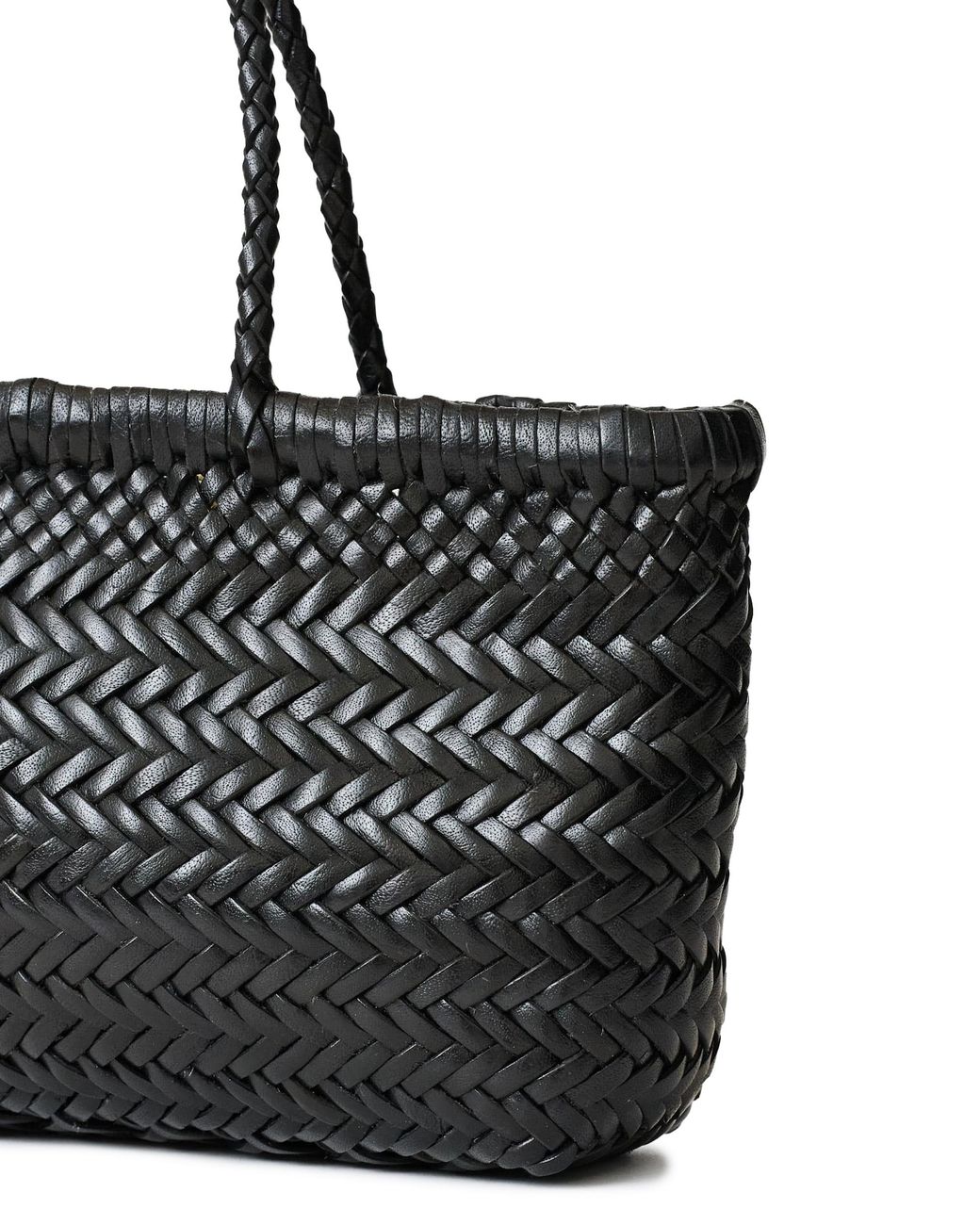 Dragon Diffusion Black Borsa A Mano Mini Flat Gora