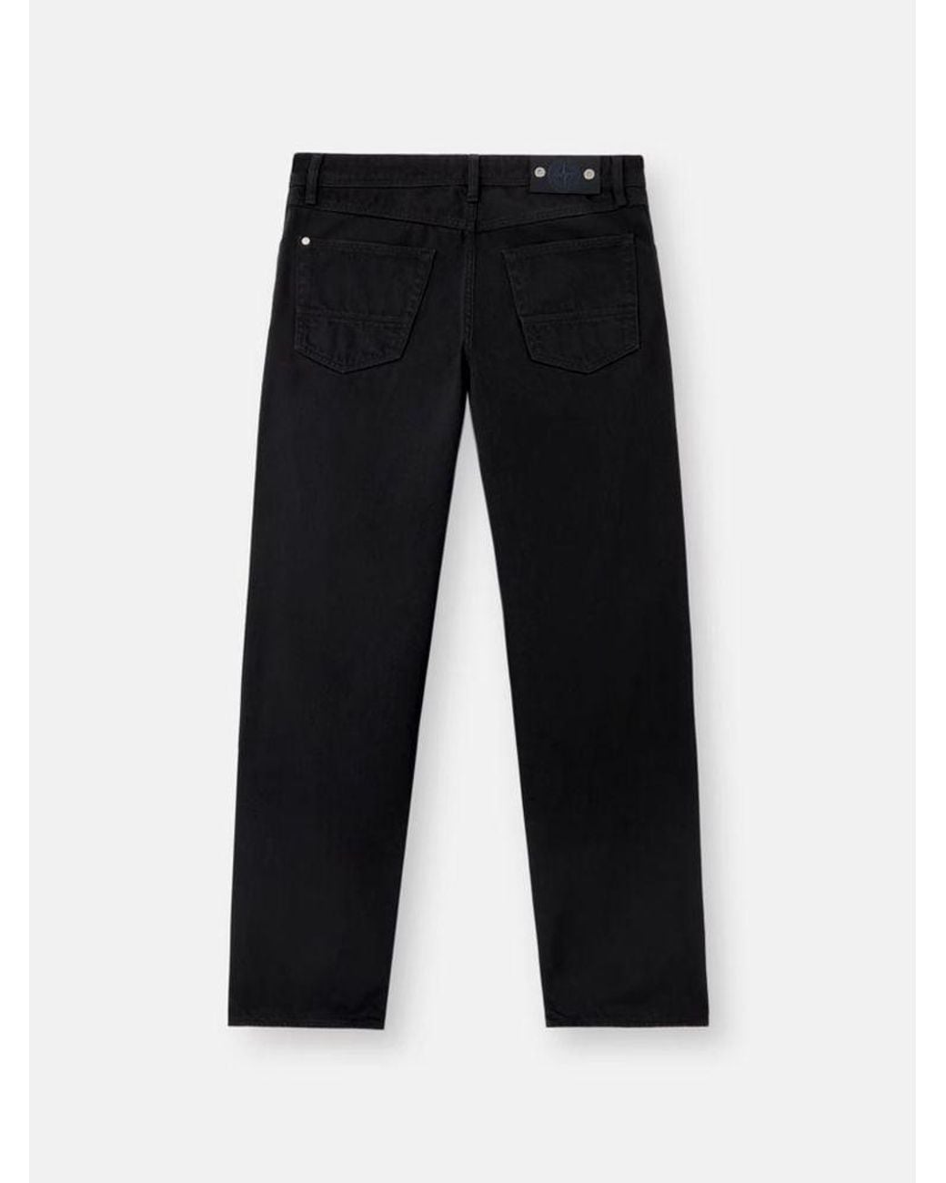 Stone Island Black Stone Island E26 Trousers for men