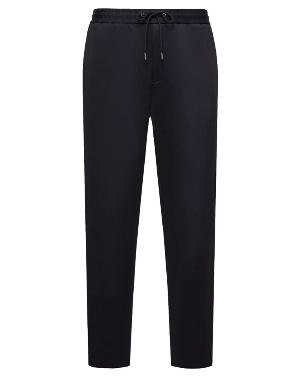 Moncler Black Logo Jogging Pants Rtw Trousers for men