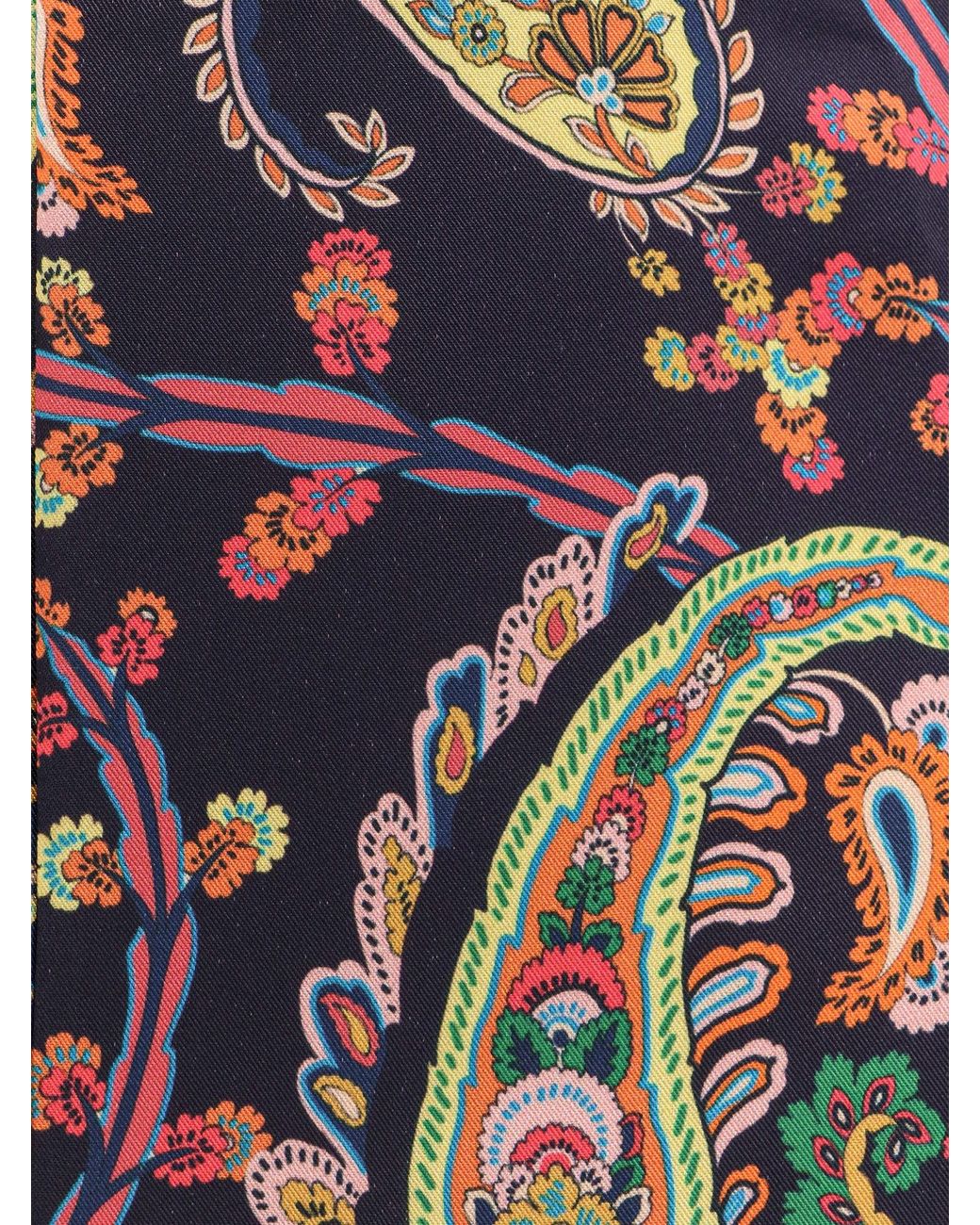 Etro Multicolor Fabric Trousers