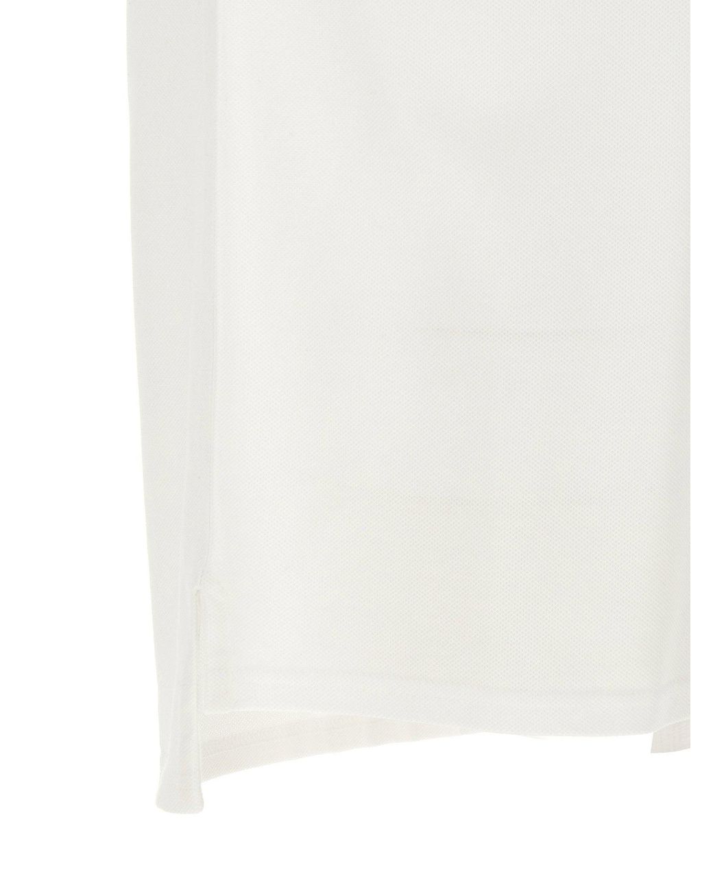 Givenchy White Paris Polo Shirt