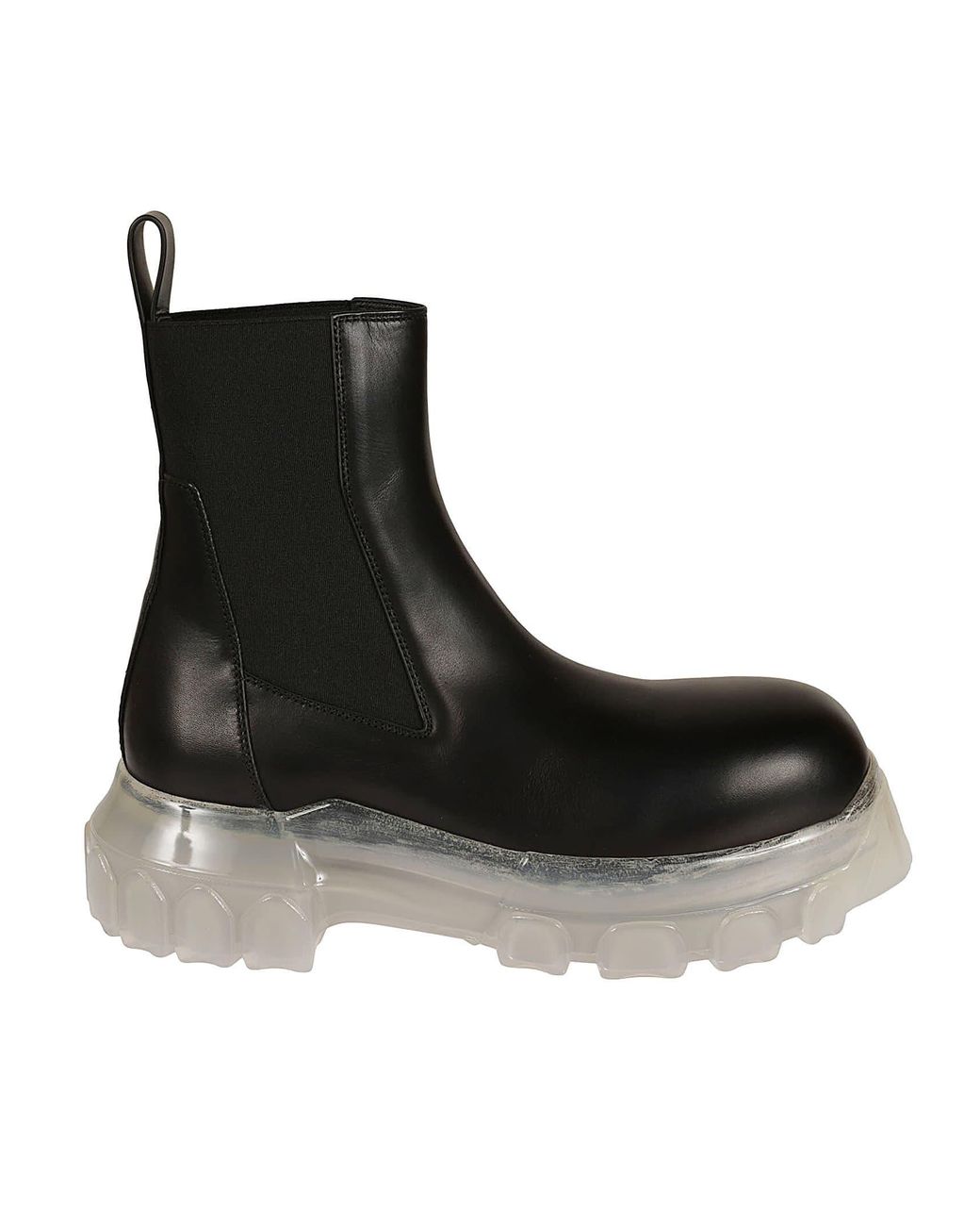 Rick Owens Beatle Bozo Tractor Boots in Black | Lyst