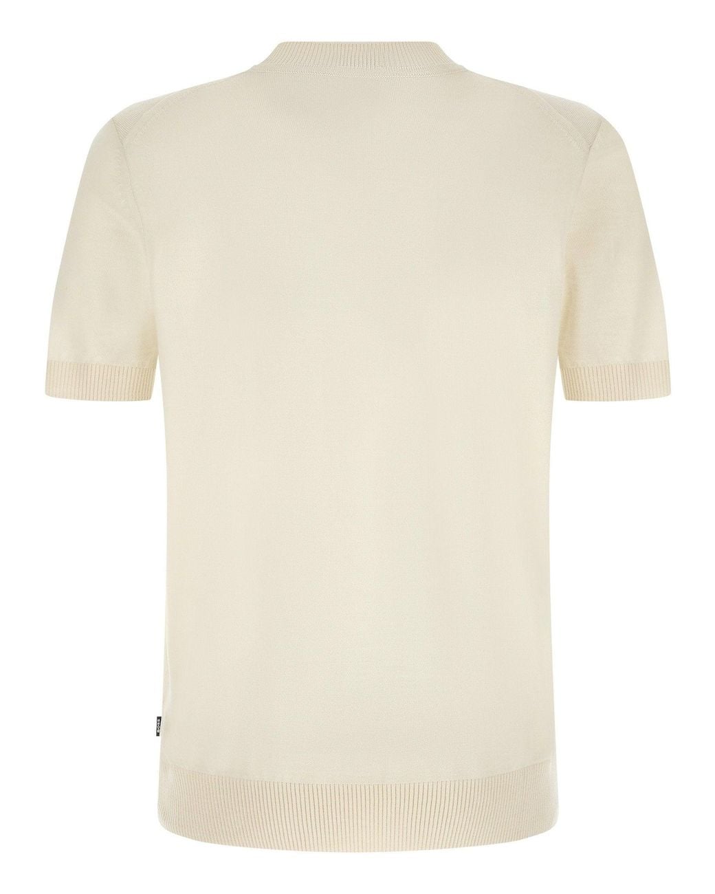 Boss Natural Extrafine Merino Wool T-Shirt for men